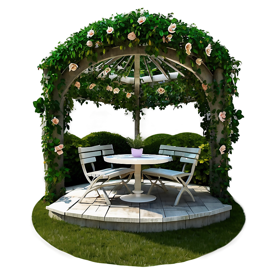 Romantic Garden Settings Png Mbn87 PNG Image