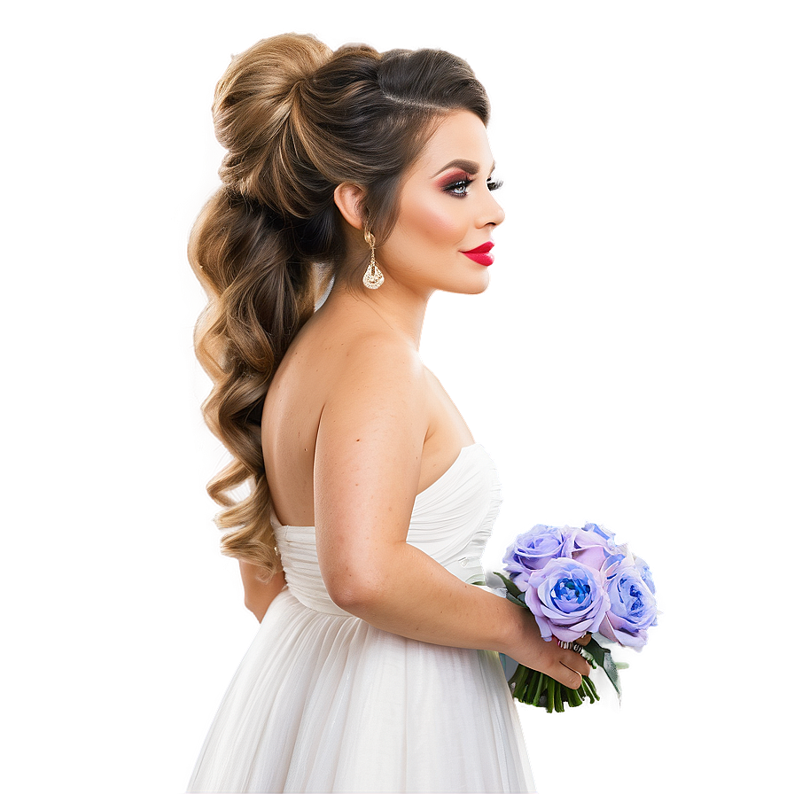 Romantic Long Hair Updo Png 55 PNG Image