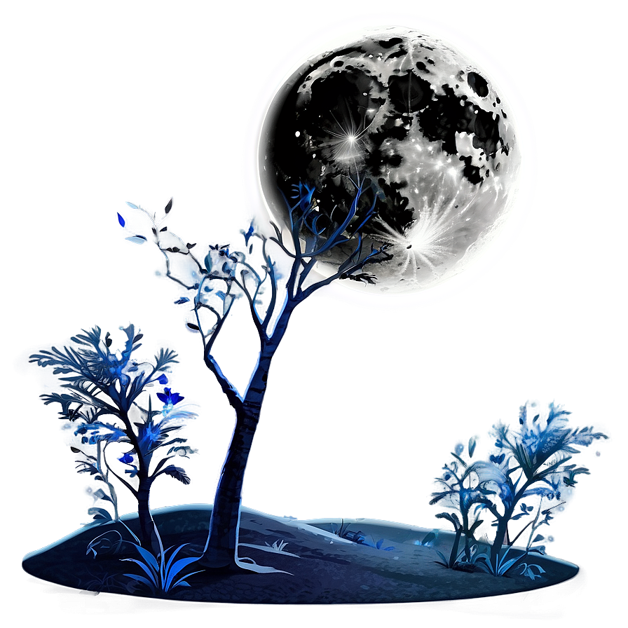 Romantic Moonlight Scene Png 44 PNG Image