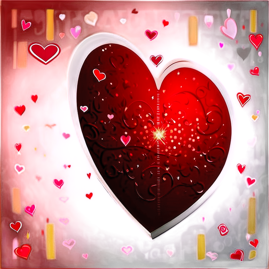 Romantic Valentine Card Png 05242024 PNG Image