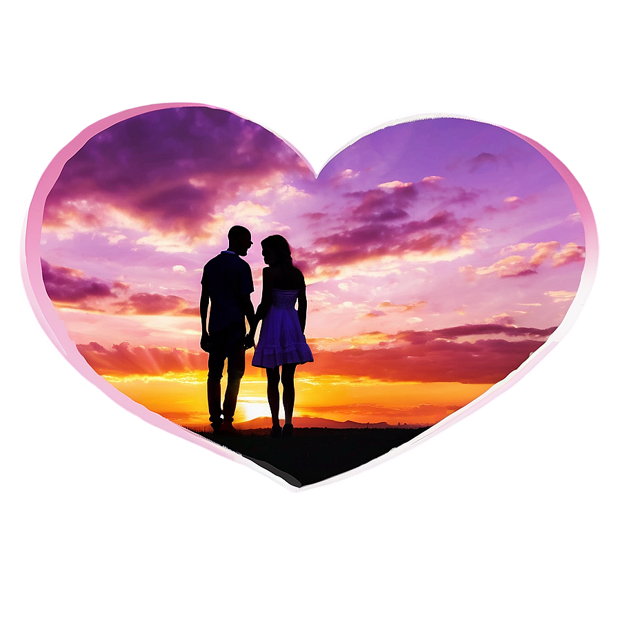 Romantic Valentines Sunset Png 58 PNG Image