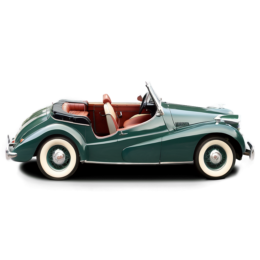 Romantic Vintage Car Getaway Png Vrv2 PNG Image