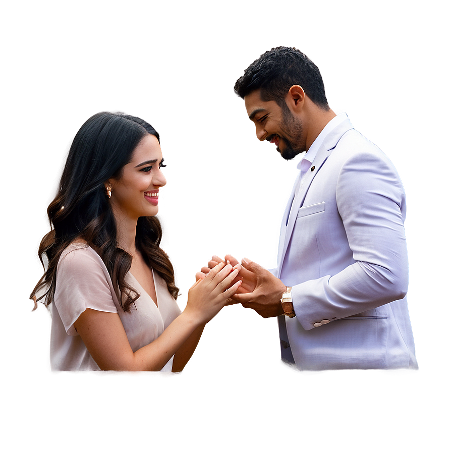 Romantic Wedding Proposal Png Wqv66 PNG Image