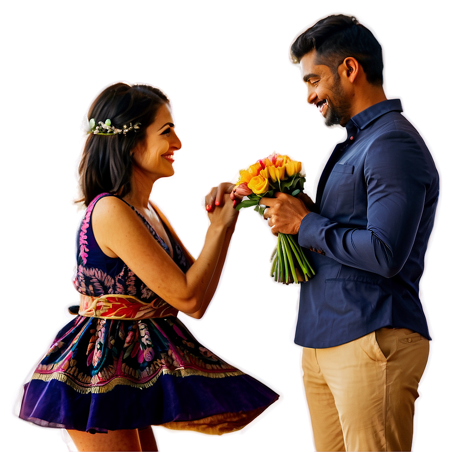 Romantic Wedding Proposal Png Xtp PNG Image