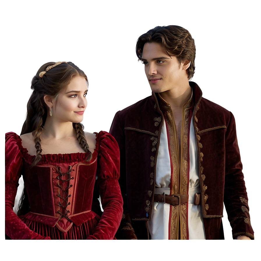 Romeo And Rosaline Png Ngj95 PNG Image