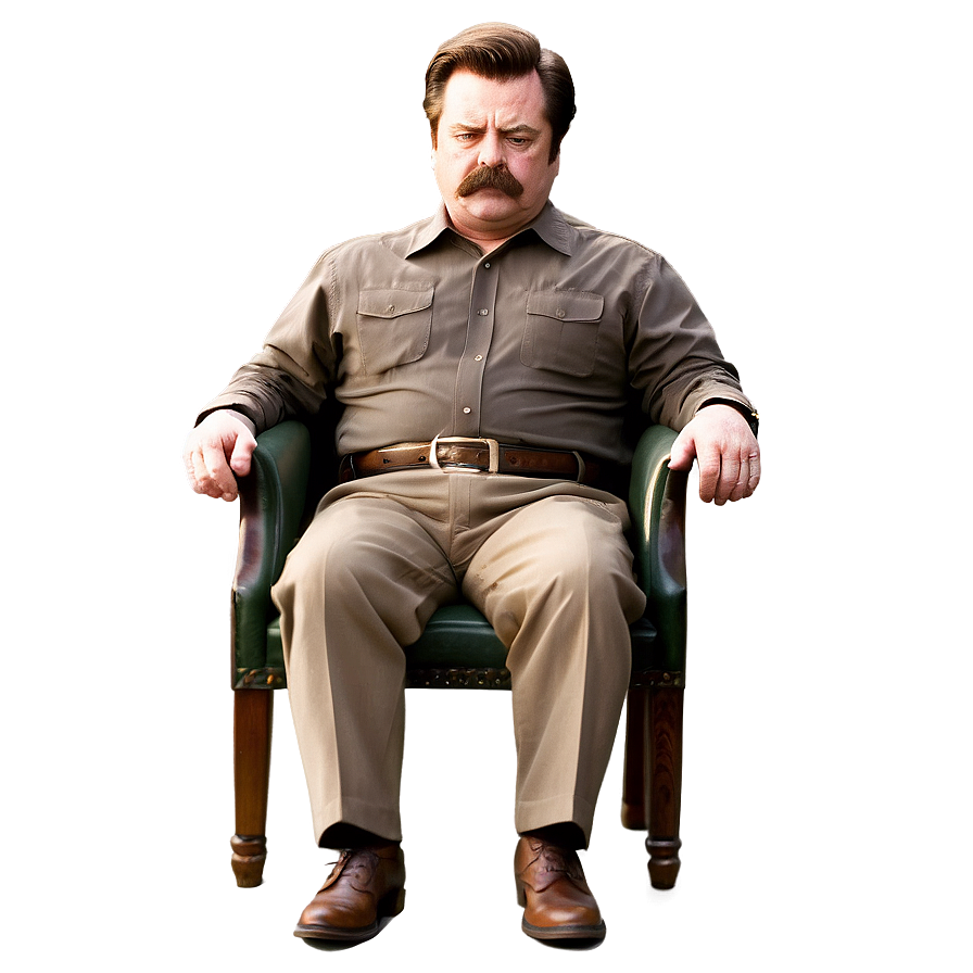 Ron Swanson Chair Png Aeu97 PNG Image