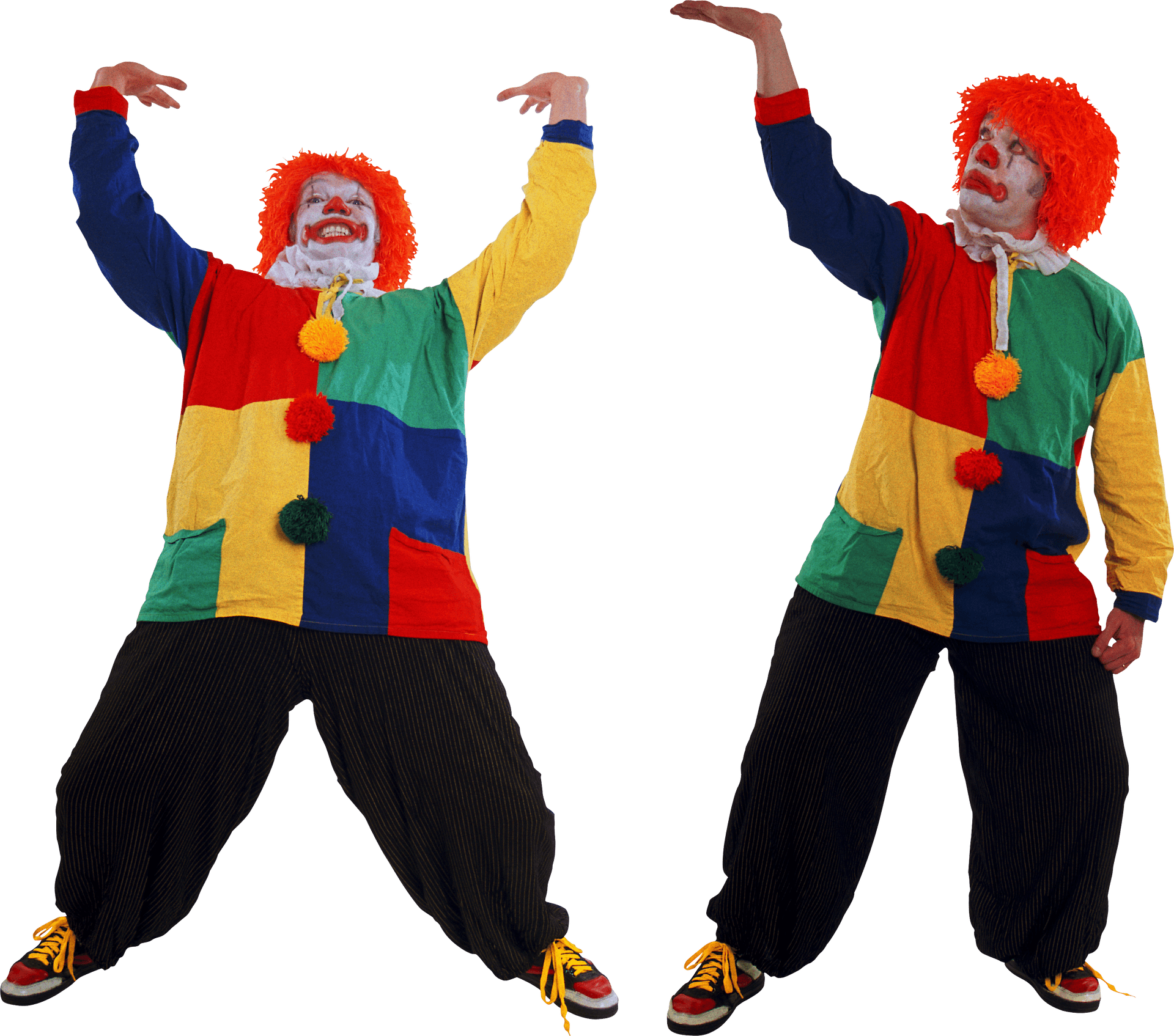 Ronald Mc Donald Clown Poses PNG Image