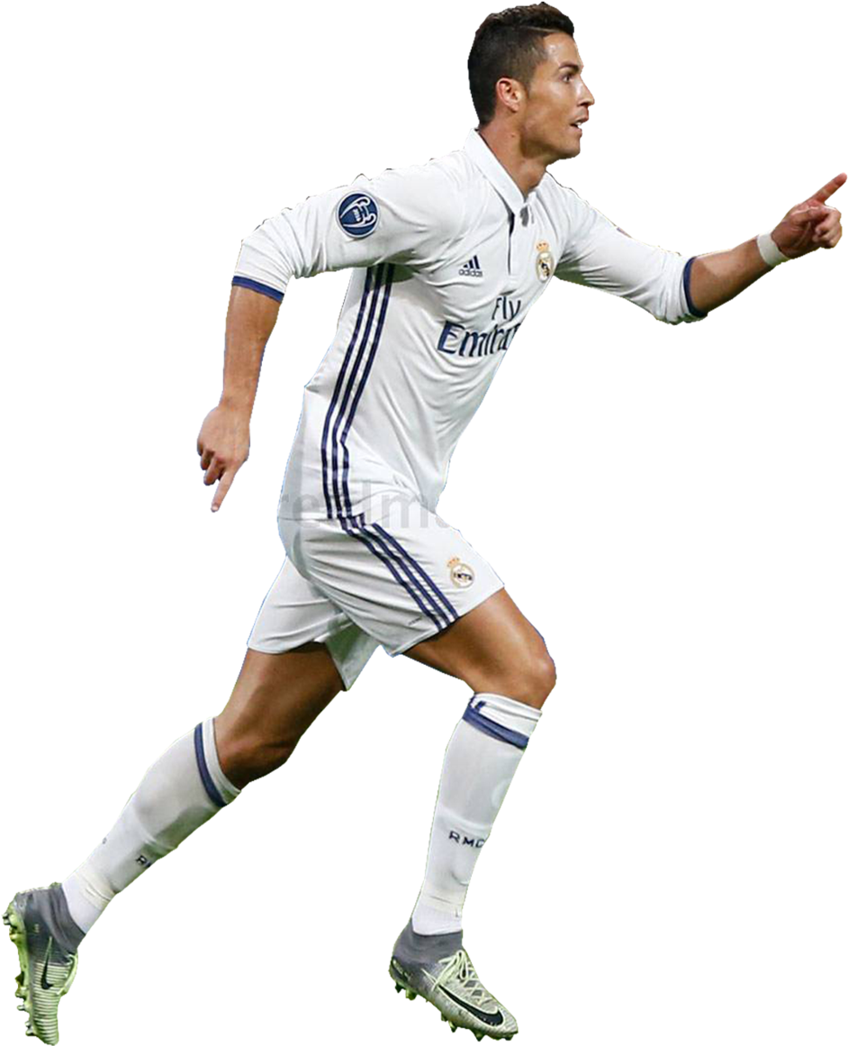 Ronaldo Celebration Real Madrid PNG Image