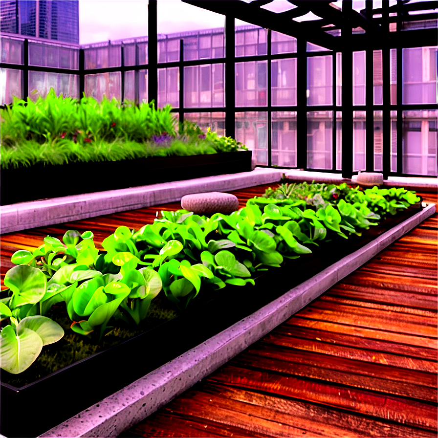 Rooftop Garden Innovations Png 06112024 PNG Image