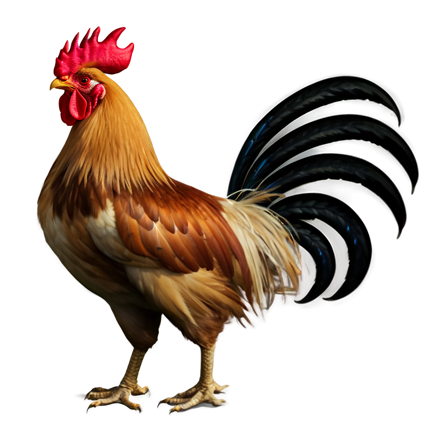 Rooster In Grassland Png Jjm40 PNG Image