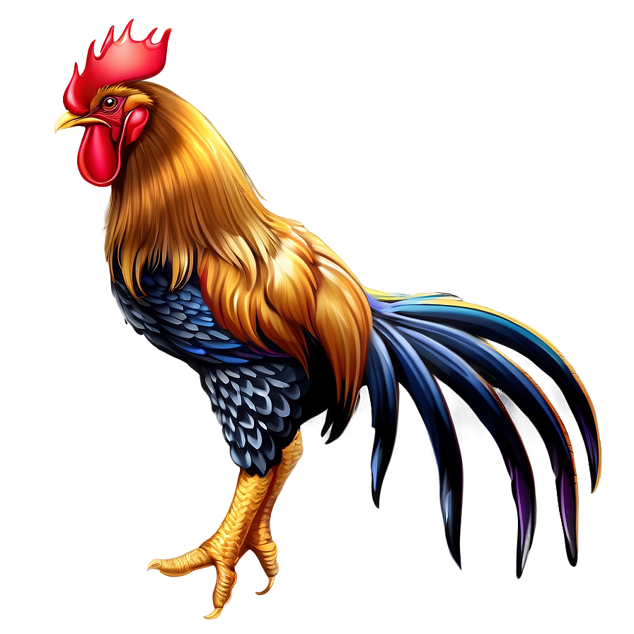 Rooster Tattoo Design Png Gde PNG Image