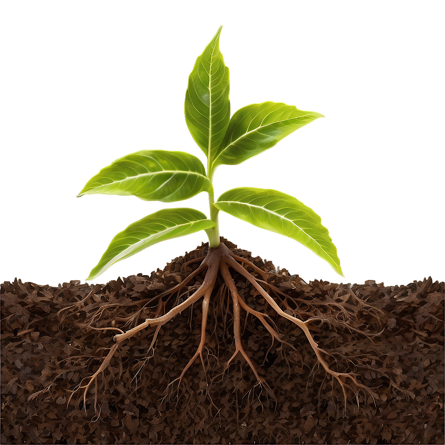 Root In Soil Layer Png Mlh PNG Image