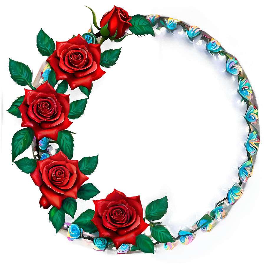 Rose Banner Clipart Png Pyn51 PNG Image