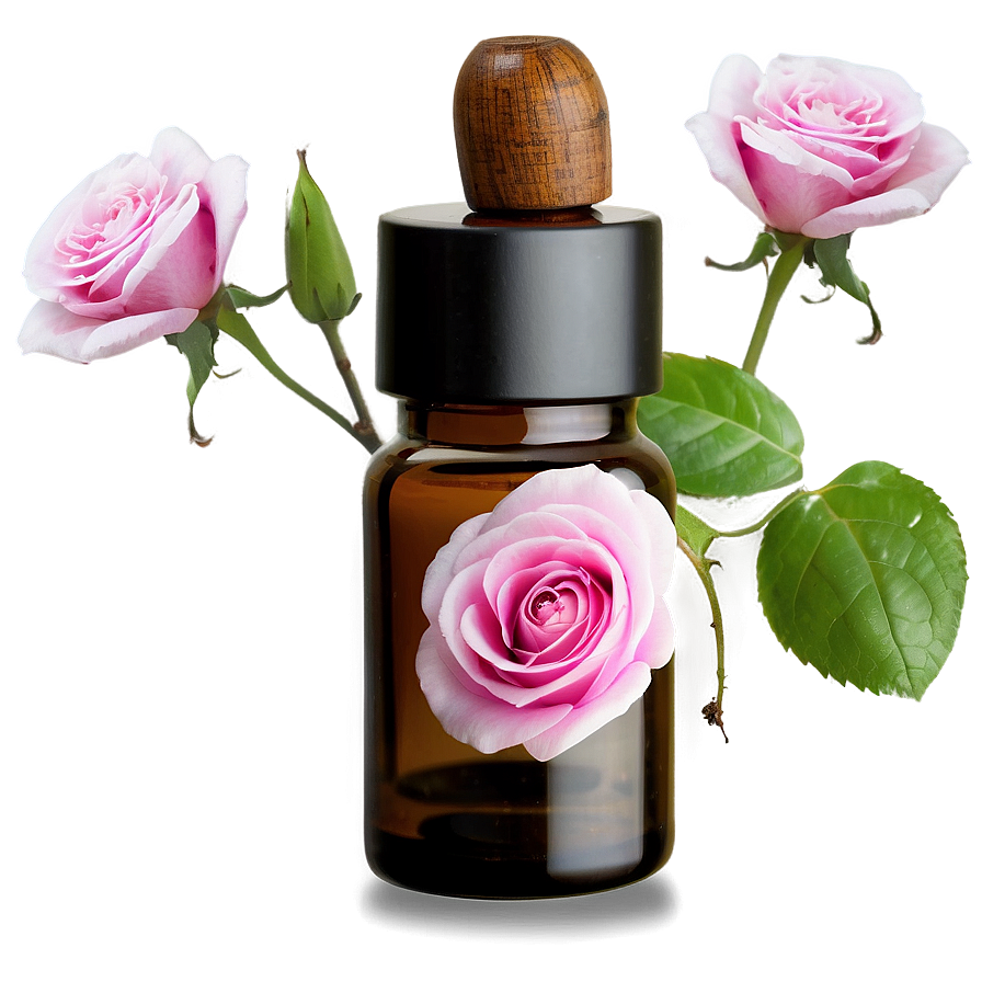 Rose Essential Oil Png Nbk85 PNG Image