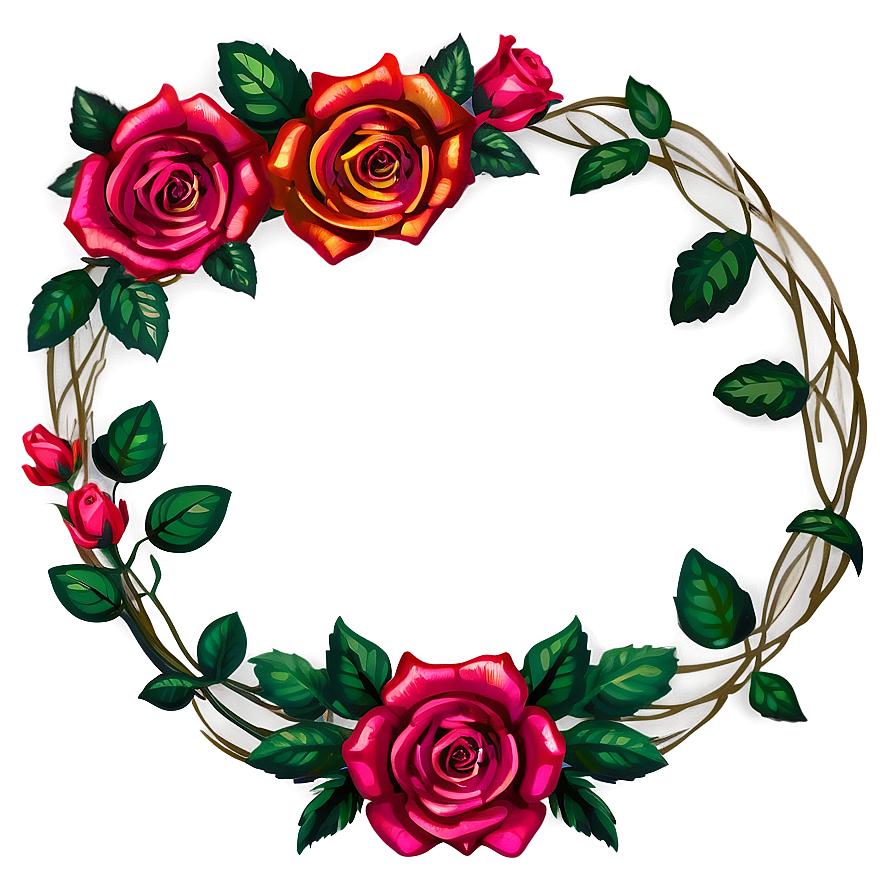 Rose Garland Clipart Png 06272024 PNG Image