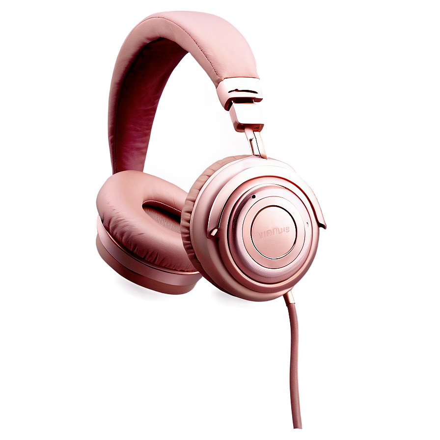 Rose Gold Headphone Png Rml60 PNG Image