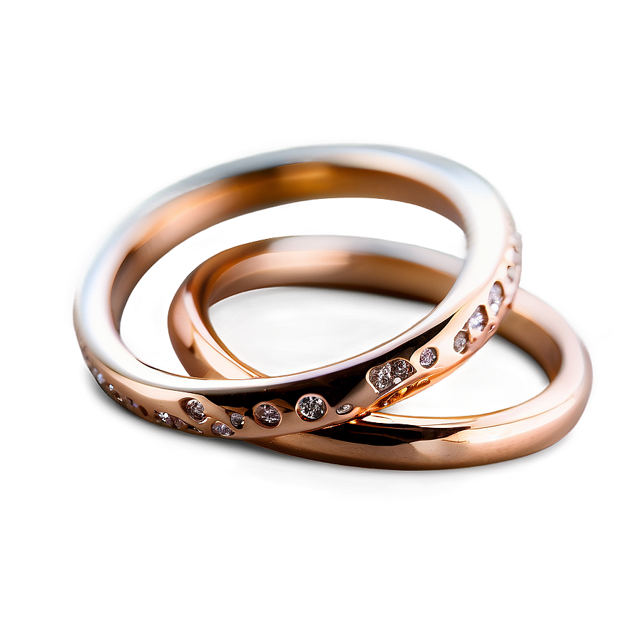 Rose Gold Rings Png 19 PNG Image