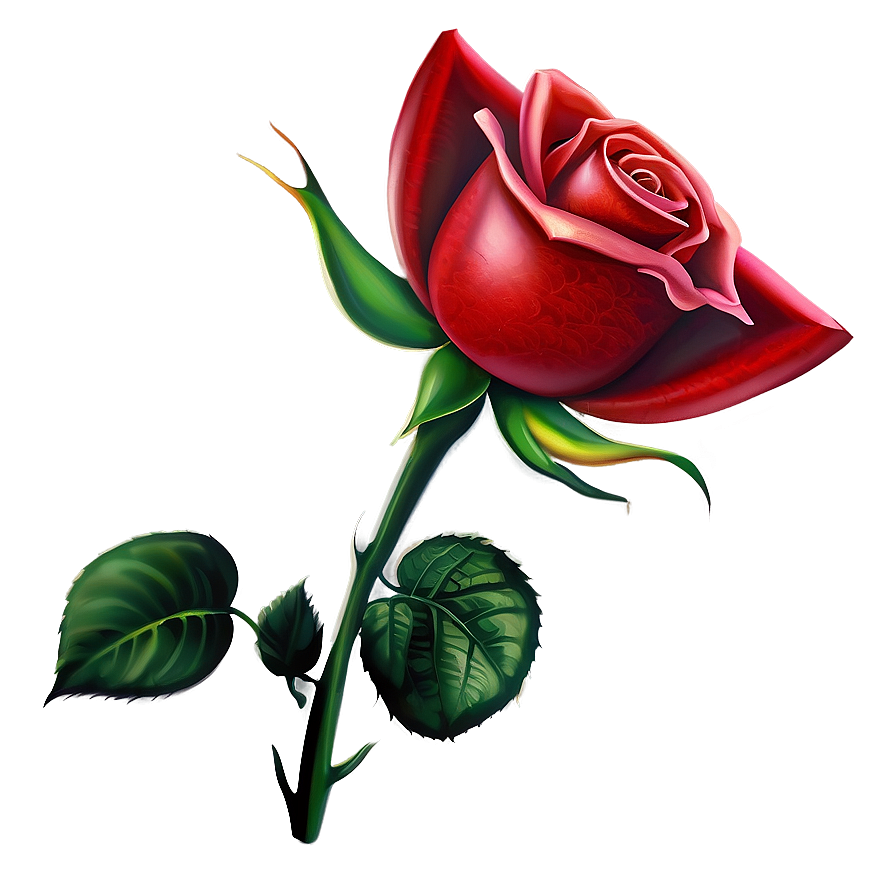 Rose Illustration Png 6 PNG Image