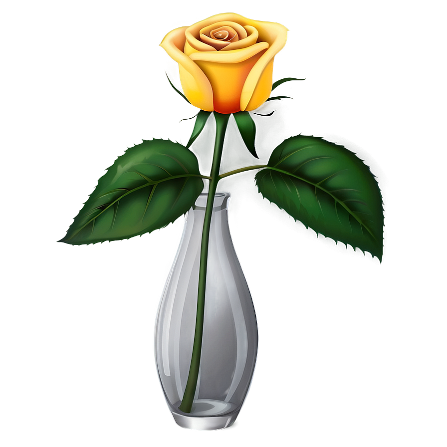 Rose In Vase Png 33 PNG Image