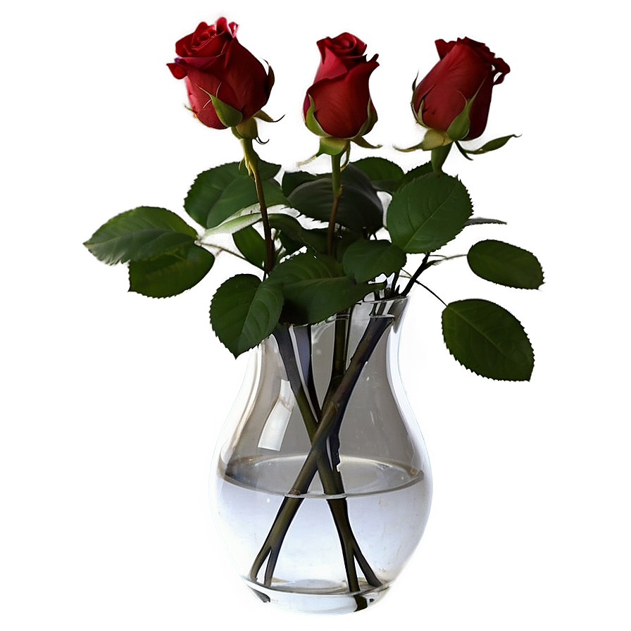 Rose In Vase Png 53 PNG Image