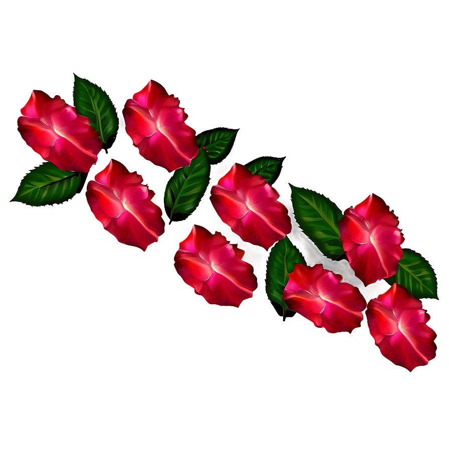 Rose Petals Decoration Png Dvi36 PNG Image