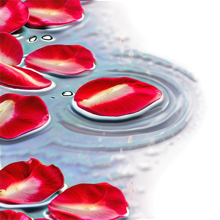 Rose Petals In Water Png 05252024 PNG Image