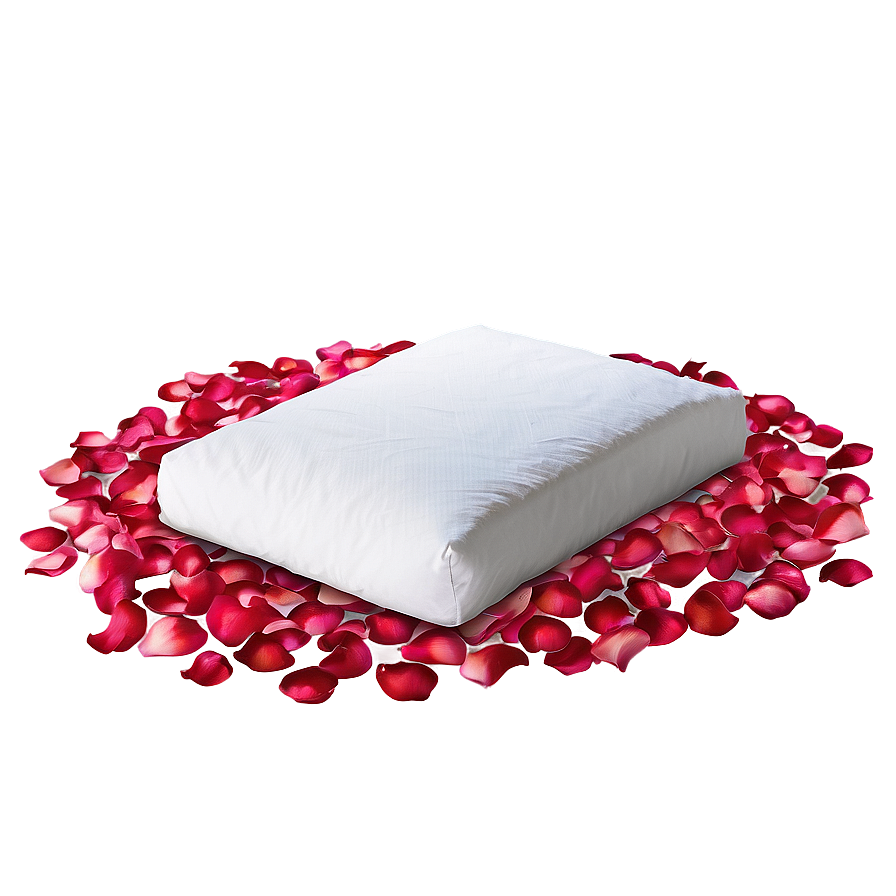 Rose Petals On Bed Png 05252024 PNG Image