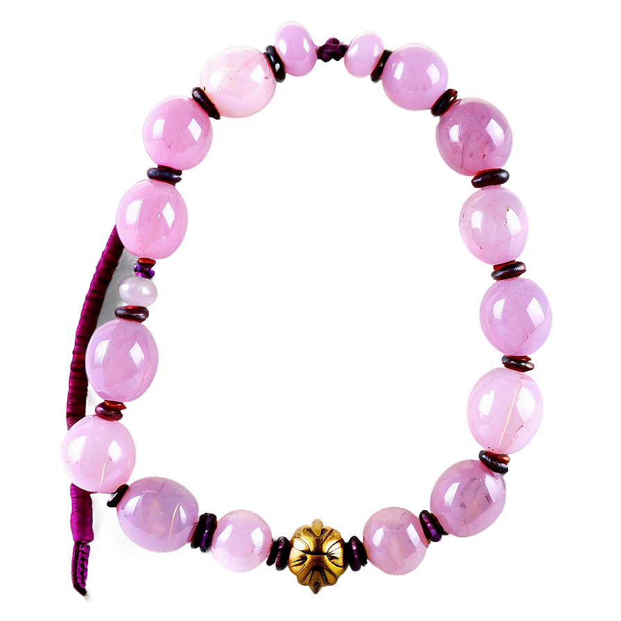 Rose Quartz Mala Beads Png Vhw PNG Image