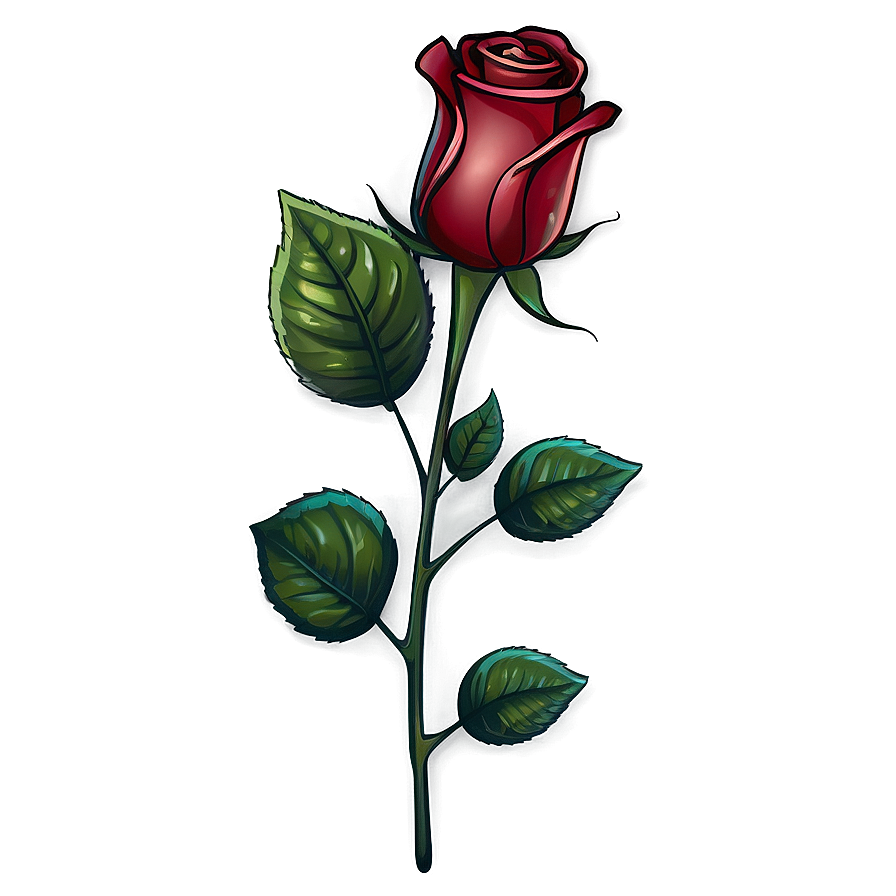 Rose Stem Png 06132024 PNG Image