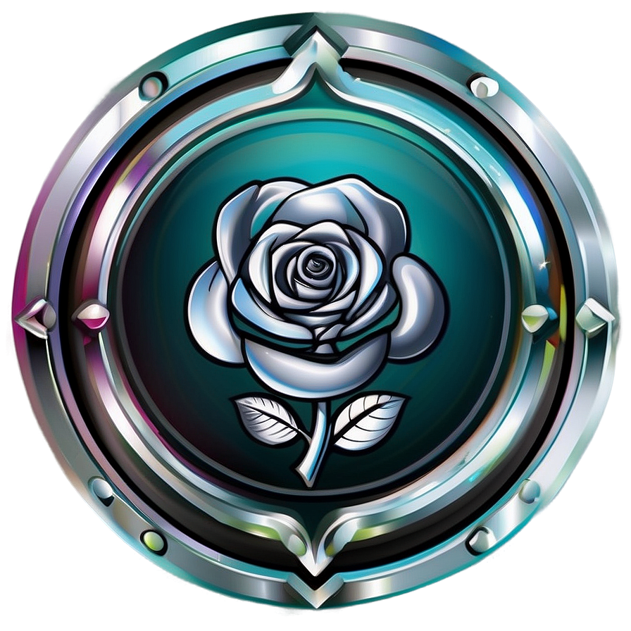 Rose Vector Badge Png 85 PNG Image