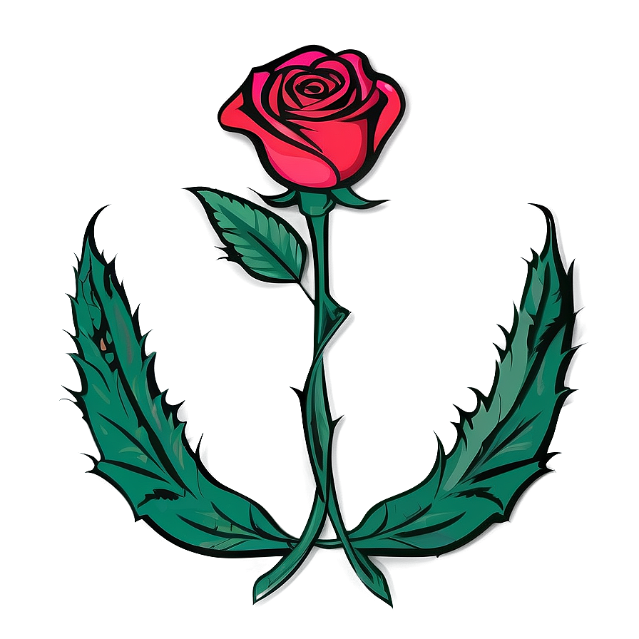 Rose Vector Badge Png Fuj37 PNG Image