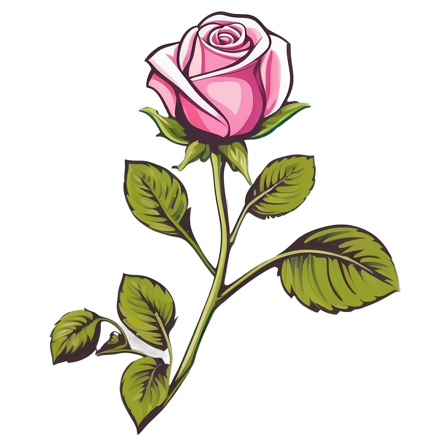 Rose Vector Decal Png Rni51 PNG Image