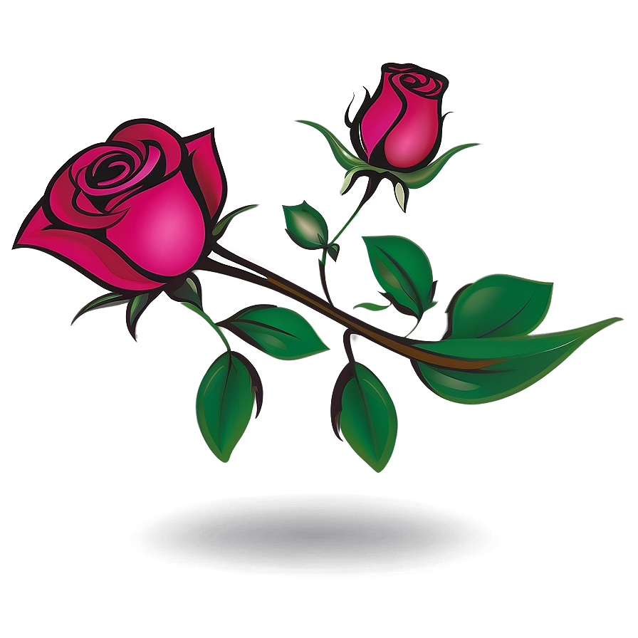 Rose Vector Icon Png 06262024 PNG Image