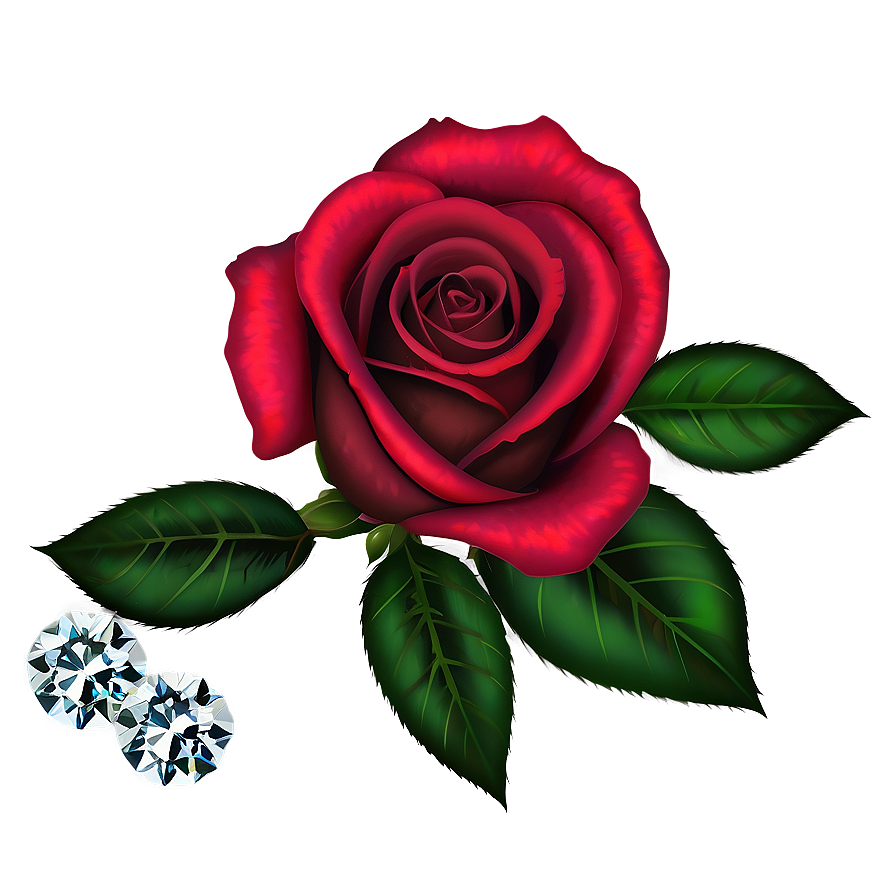 Roses And Diamonds Png 99 PNG Image