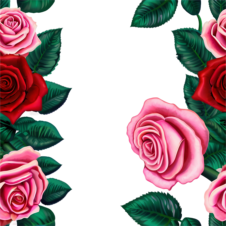 Roses And Lace Png Qhu PNG Image