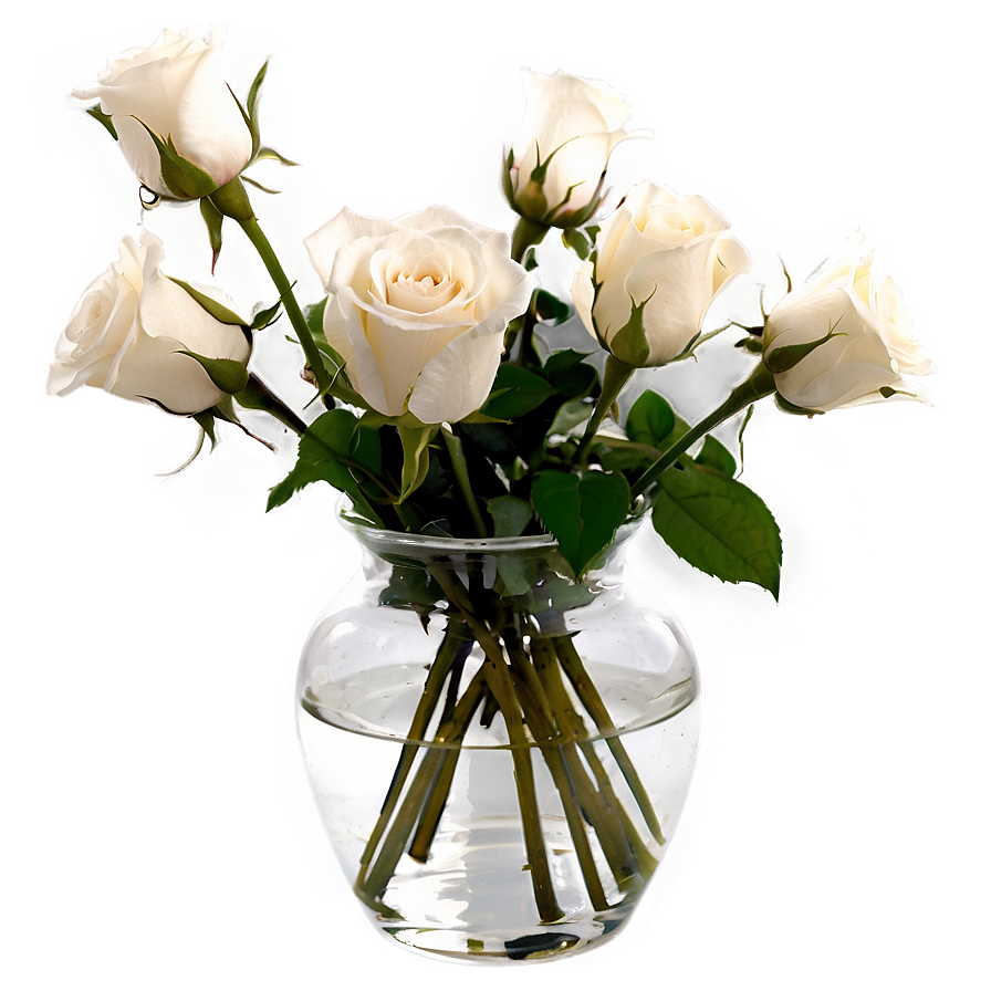 Roses In Vase Png 2 PNG Image