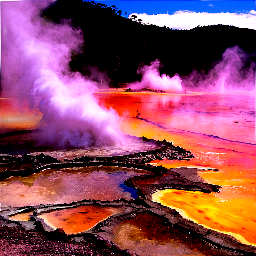 Rotorua Geothermal Area Png Vqr PNG Image