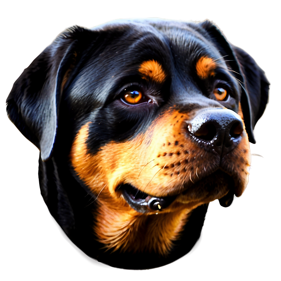 Rottweiler Dog Head Png Syf PNG Image