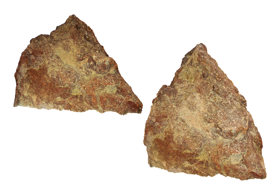 Rough Brown Rock Fragments PNG Image