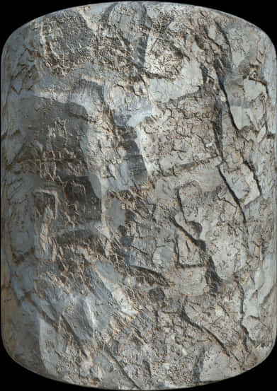 Rough Marble Texture Cylinder PNG Image