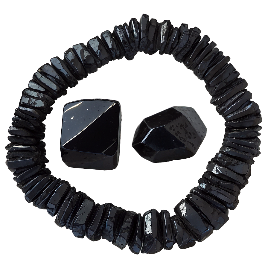 Rough Obsidian Gravel Png Fgs PNG Image