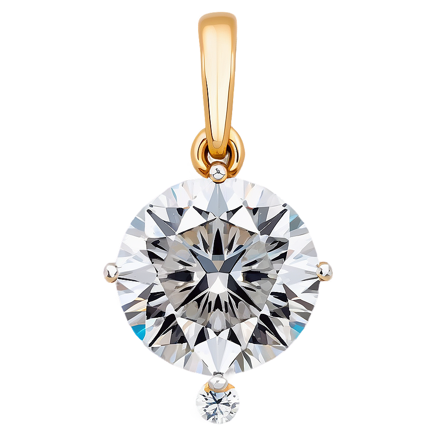 Round Diamond Solitaire Png Eoh83 PNG Image