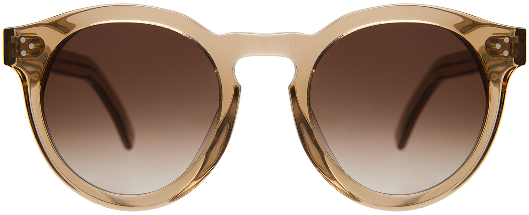 Round Frame Tortoiseshell Sunglasses PNG Image