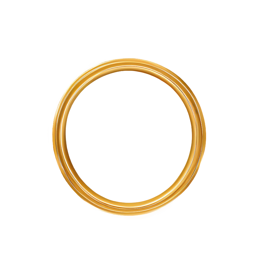 Round Gold Circle Frame Png Ufi20 PNG Image