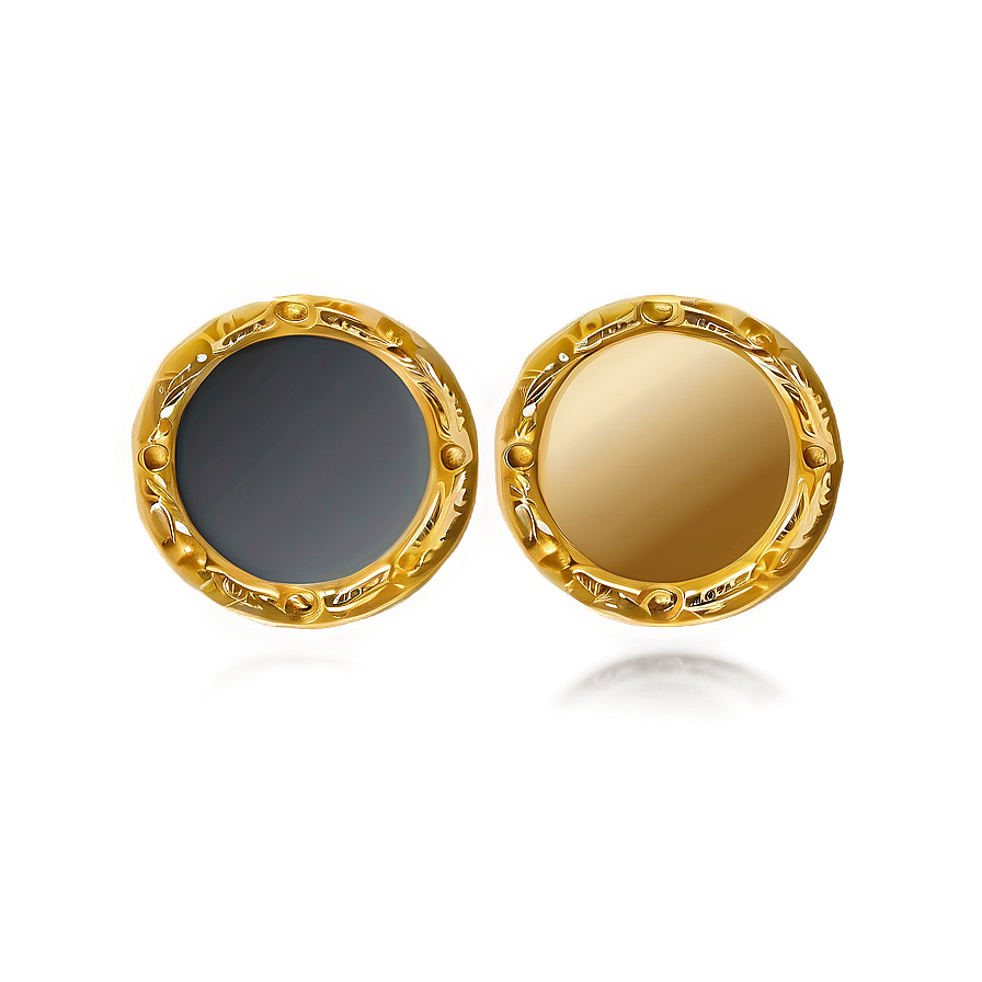 Round Gold Plate Png Rfa PNG Image