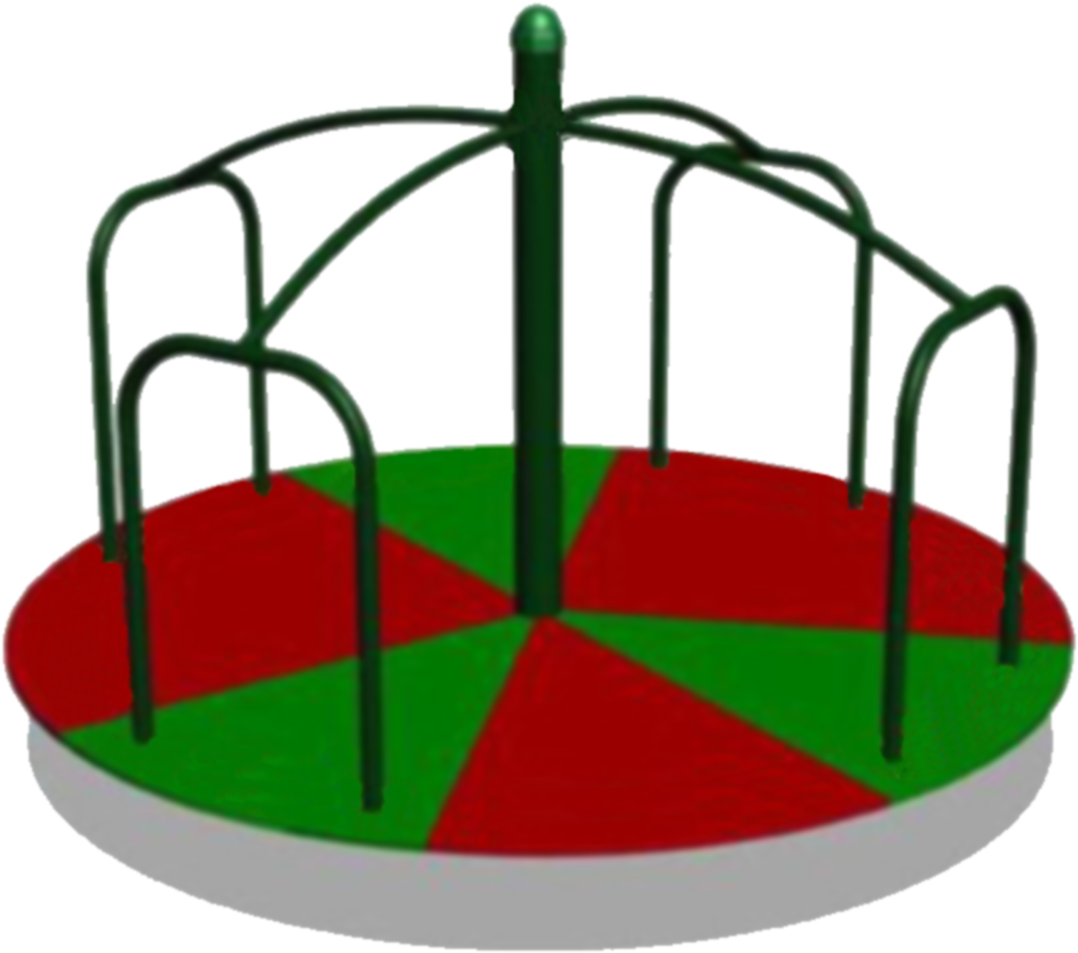 Round Merry Go Round Playground Equipment PNG Image