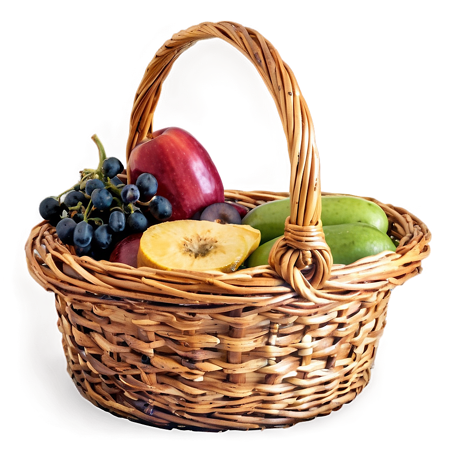 Round Picnic Basket Png Fqc PNG Image