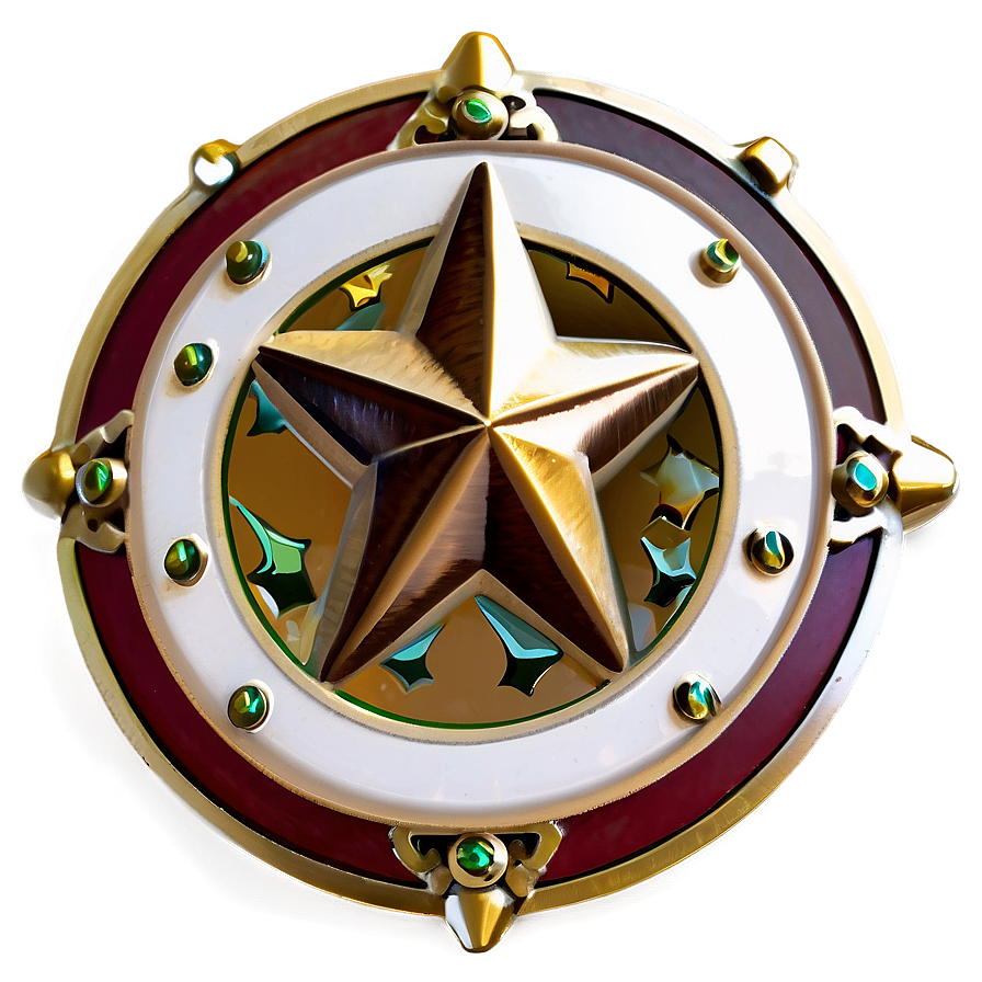 Round Star Accent Png Pif PNG Image