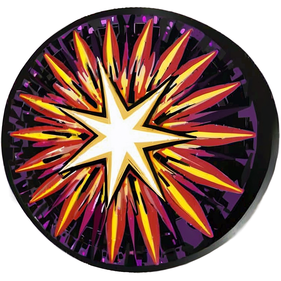 Round Star Drawing Png 93 PNG Image