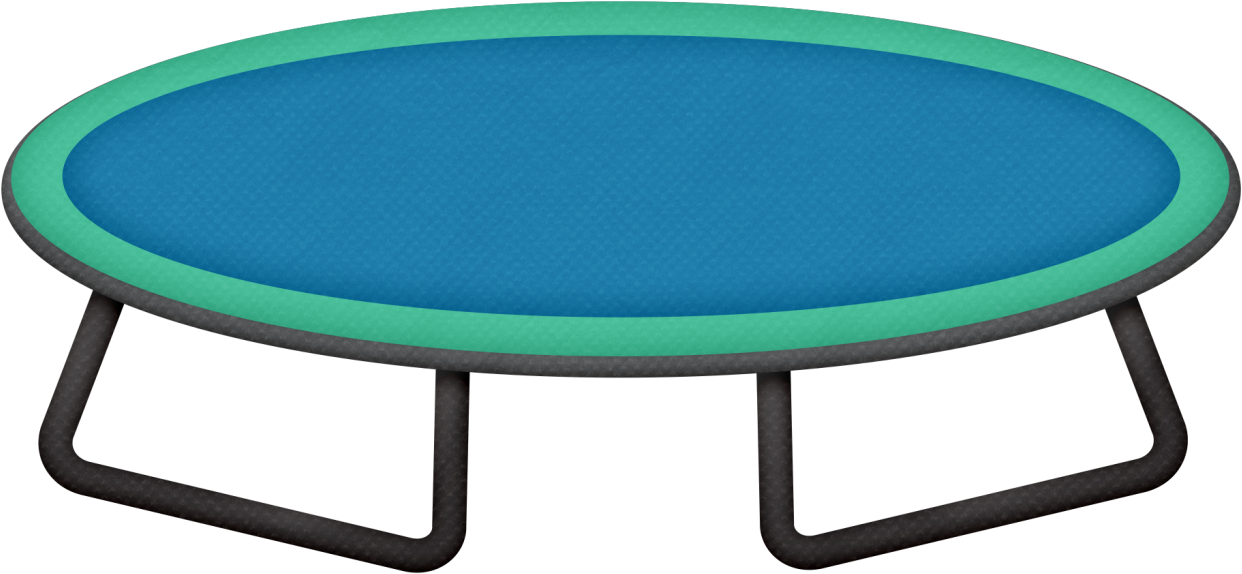 Round Trampoline Illustration.png PNG Image